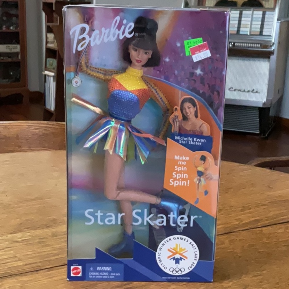 Barbie Michelle Kwan Star Skater NIB